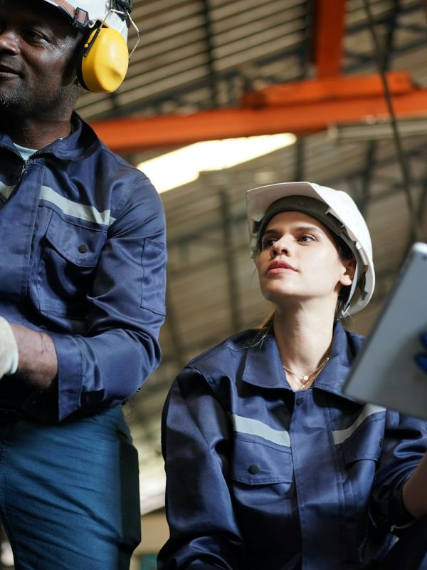 Worker in metal industry